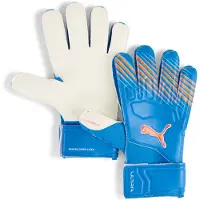 Puma Gants de sport 'Ultra Play' bleu / anthracite / orange / blanc naturel