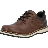 Rieker Chaussures à lacets pour hommes Marron-Noir, Couleur:Marron, EU Taille:41