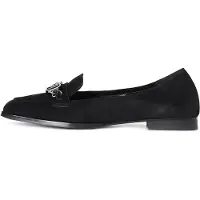 Cafe noir Mocassins pour femme CafèNoir, en daim noir, taille : 39