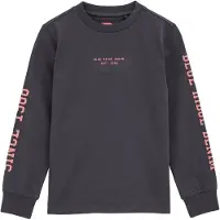 We fashion T-Shirt gris foncé / rose