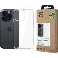 3MK ClearCase Eco iPhone 15 Pro Max GRS CU 1304127 (Apple iPhone 15 Pro Max), Coque pour téléphone portable, Transparent
