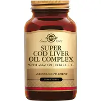 Solgar Super Cod Liver Oil Complex | Huile de foie de morue 60 pc(s) Capsule(S)