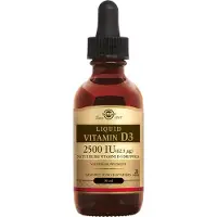 Solgar , Vitamine D3 Liquide, Orange Naturelle, 125 mcg (5 000 UI), 2 fl oz (59 ml)
