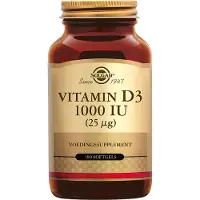 Solgar Vitamine D3, 25mcg - 100 softgels