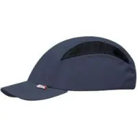 Voss Casquette à enfoncer Cap modern style, EN 812:1997, microfibre bleu cobalt, taille 52-63 cm, longueur de visière 50 mm