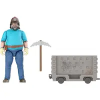Minecraft Steve And Minecart Jgp20 Figure Bleu