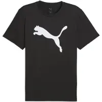 Puma T-Shirt fonctionnel 'Tad Essentials' noir / blanc
