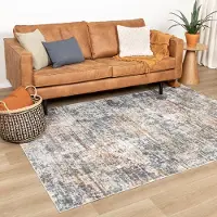 FRAAI Tapis lavable | Nova Abstract Multicolore | 80x150cm | Multicolore | Rectangulaire | Tapis