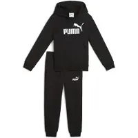 Puma Survêtement 'Essentials No.1' noir / blanc