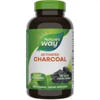 Nature'S Way , Charbon, Activé, 560 mg, 360 Gélules (280 mg par Gélule)