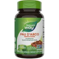 Nature'S Way , Écorce Interne de Pau D'Arco, 545 mg, 100 Capsules Végétaliennes