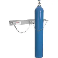 Pro-Line Support mural pour 3 bouteilles de gaz, diamètre max. 250 mm Vérin, Support pour smartphone, Gris