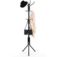 Songmics Neilio porte-manteau | 44 x 182 cm | Noir