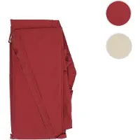 Mendler Toile De Parasol Hwc-A96, 8 Baleines Ø3m 220g/M² Polyester, Revêtement De Rechange Hwc-A96 Bordeaux