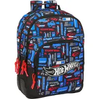 Safta Hot Wheels 20l 32x43x14 Cm Backpack Bleu Enfants