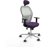 Piqueras Y Crespo Chaise de bureau avec appui-tête Jorquera 1D086G1 Lila
