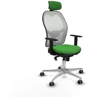 Piqueras Y Crespo Chaise de bureau avec appui-tête 1D086G2 vert