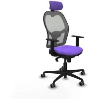 Piqueras Y Crespo Chaise de bureau avec appui-tête 1D036G2 Lila