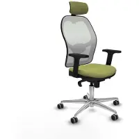 Piqueras Y Crespo Chaise de bureau avec appui-tête 2D086G2 vert