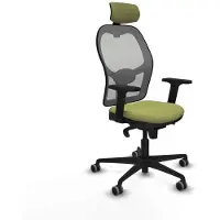 Piqueras Y Crespo Chaise de bureau avec appui-tête 2D036G2 vert