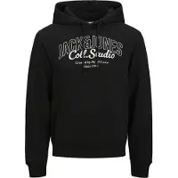Jack & Jones Makoto Plus Size Hoodie Noir 4XL Homme