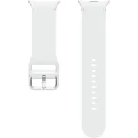 Samsung Bracelet Sport original pour Galaxy Watch 9 (40/44mm) / Watch 8 (40/44mm) / Classic (46mm) - Taille M/L - Blanc