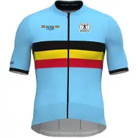 Bioracer Official Belgian Short Sleeve Jersey Multicolore M Homme