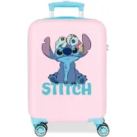 VProDeti Disney Stitch In the World ABS Rollkoffer/Koffer 55cm