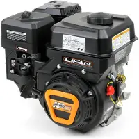 Wiltec LIFAN KP230 Moteur essence – 415 x 380 x 380 mm – 4,8 kW (6,5 CV) – 223 ccm – 4 temps, 3,6 L, 19,05 mm – OHV, 9,5:1 – Monocylindre Lanceur manuel – pour Plaque vibrante et Engin Chantier