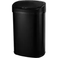 Kitchen Move Poubelle automatique inox noir 58l - - BAT-58LS06A SS BLACK - majestic