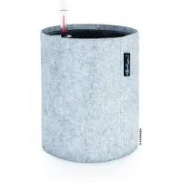 Lechuza Jardinière TRENDCOVER 23 Felt ALL-IN-ONE Gris clair