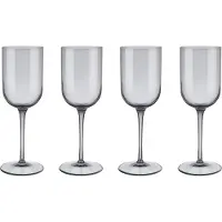 Blomus FUUM Verres à vin blanc, lot de 4, fumé