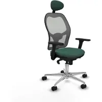 Piqueras Y Crespo Chaise de bureau avec appui-tête Jorquera 3D086N1 vert