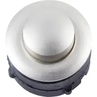 Heidemann 70094 Bouton-poussoir de sonnette simple Nickelé 24 V/1A