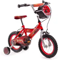 HUFFY Vélo enfant Disney Cars 12 pouces, 3 à 5 ans, rouge