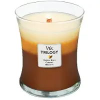 Woodwick Vase Bonbons Café Trilogy (bonbons au café) - Bougie parfumée - 275,0 g