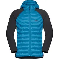 Jack Wolfskin Veste Routeburn Pro Hybrid, bleu, taille S, homme, bleu, taille S