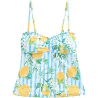 Next Haut de tankini bleu / jaune foncé / vert / blanc