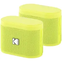 Kodak SoundBrix Wireless Stack Speaker (Yellin's Yellow), 2PCS, Enceinte Bluetooth, Jaune