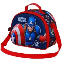 KARACTERMANIA - Premium plecak 3D Marvel Captain America Patriot z lunch boxem
