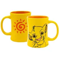 GEDA LABELS Disney Der König der Löwen 3D Relief Tasse Simba 360 ml, Tasse, Multicolore