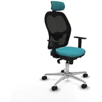 Piqueras Y Crespo Chaise de bureau 1D086N2 turquoise