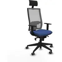 Piqueras Y Crespo Chaise de bureau Horna 1D066G1 Bleu marine