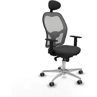 Piqueras Y Crespo Chaise de bureau 1D086G1 Gris foncé