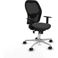 Piqueras Y Crespo Chaise de bureau 1D086N0 gris foncé