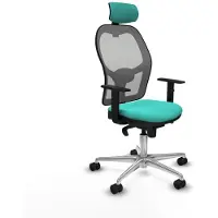 Piqueras Y Crespo Chaise de bureau 1D086N2 turquoise