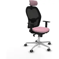 Piqueras Y Crespo Chaise de bureau avec appui-tête Jorquera 1D086G2 Rosa