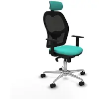 Piqueras Y Crespo Chaise de bureau 1D086N2 turquoise