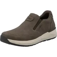 Rieker Chaussons de ville pour hommes, couleur marron, style décontracté