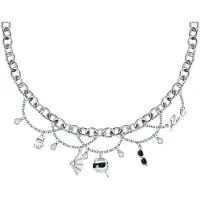 Karl Lagerfeld Klayd02 Necklace Argenté Femme